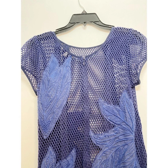 Rebecca Minkoff Perwinkle Blue Crochet Lace Dress - Picture 4 of 6